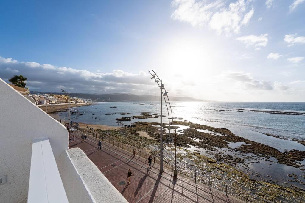 Beachfront Apt With Open Terrace In Las Canteras Διαμέρισμα Λας Πάλμας ντε Γκραν Κανάρια Εξωτερικό φωτογραφία